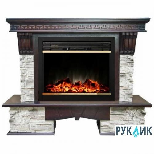 

Электрокамин Real Flame Rockland 26 AO с очагом MoonBlaze S LUX Brass