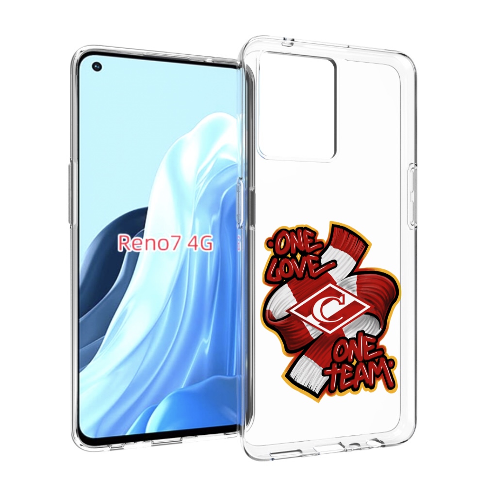 

Чехол MyPads Одна любовь-Спартак для OPPO RENO 7 4G, Прозрачный, Tocco
