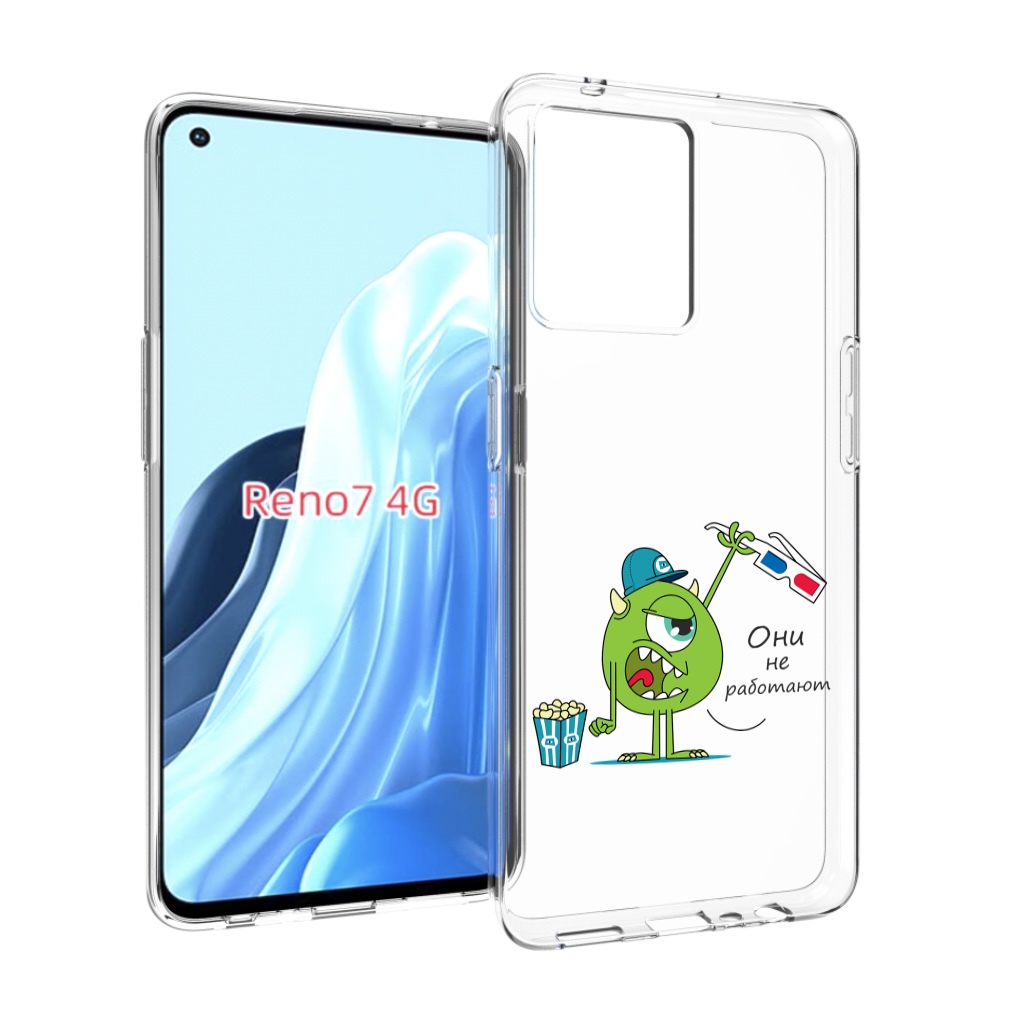 

Чехол MyPads Очки не работают для OPPO RENO 7 4G, Прозрачный, Tocco
