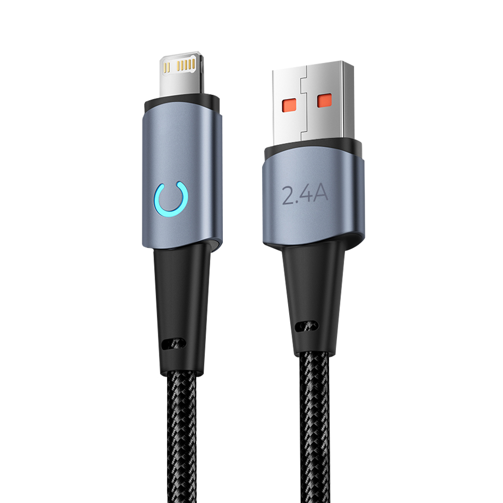 Кабель Lightning-USB Deppa 72523 1.2 м серый
