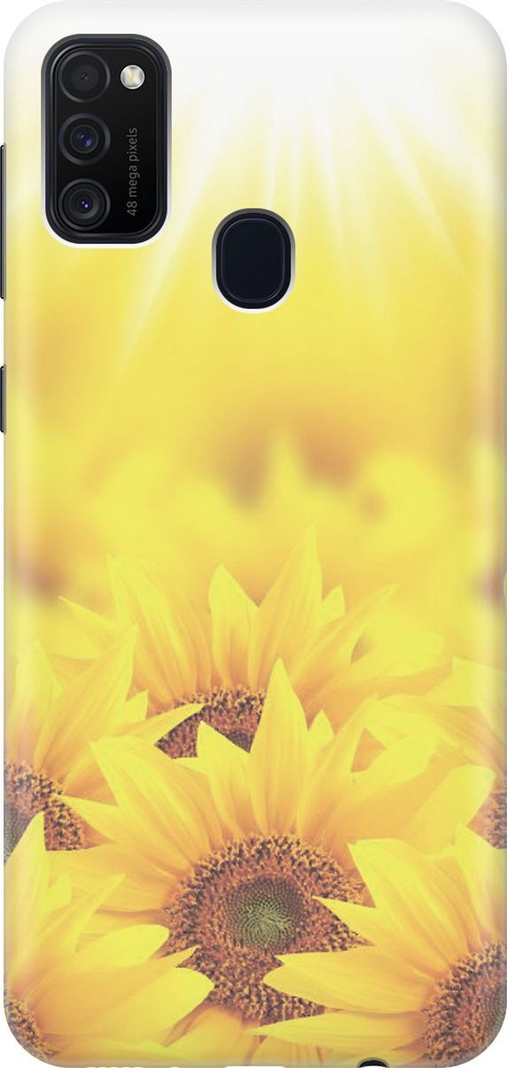 

Силиконовый чехол на Samsung Galaxy M21/M30s с принтом "Поле подсолнухов", 2868