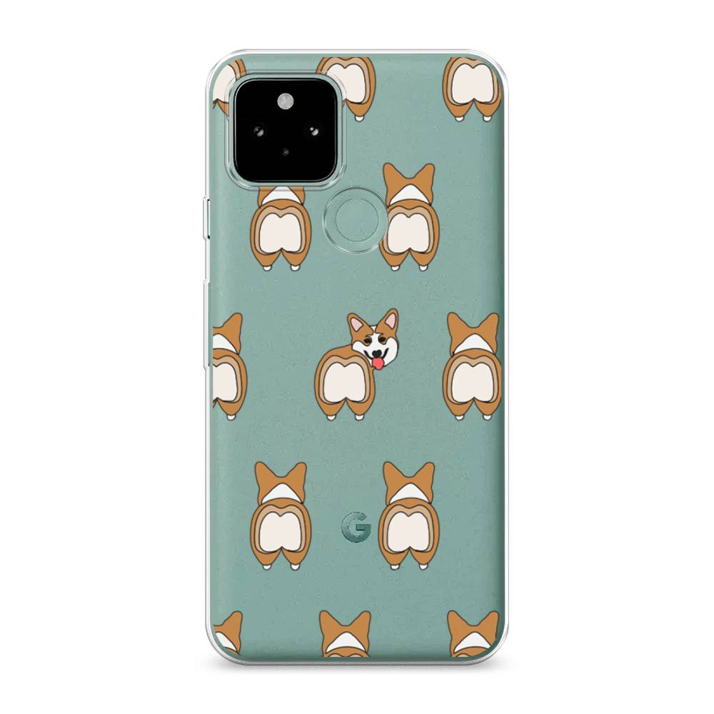 Чехол Awog на Google Pixel 5A Милый корги фон