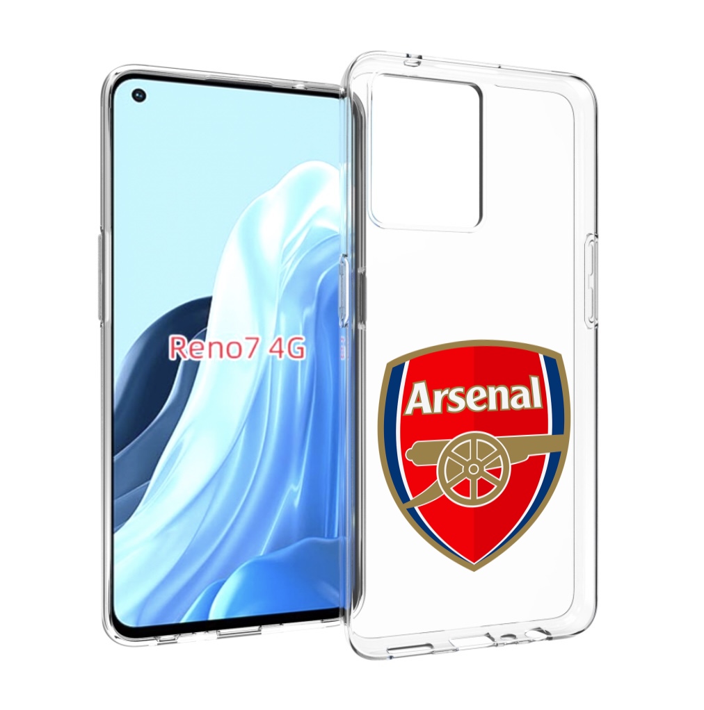 

Чехол MyPads ФК Арсенал логотип для OPPO RENO 7 4G, Прозрачный, Tocco