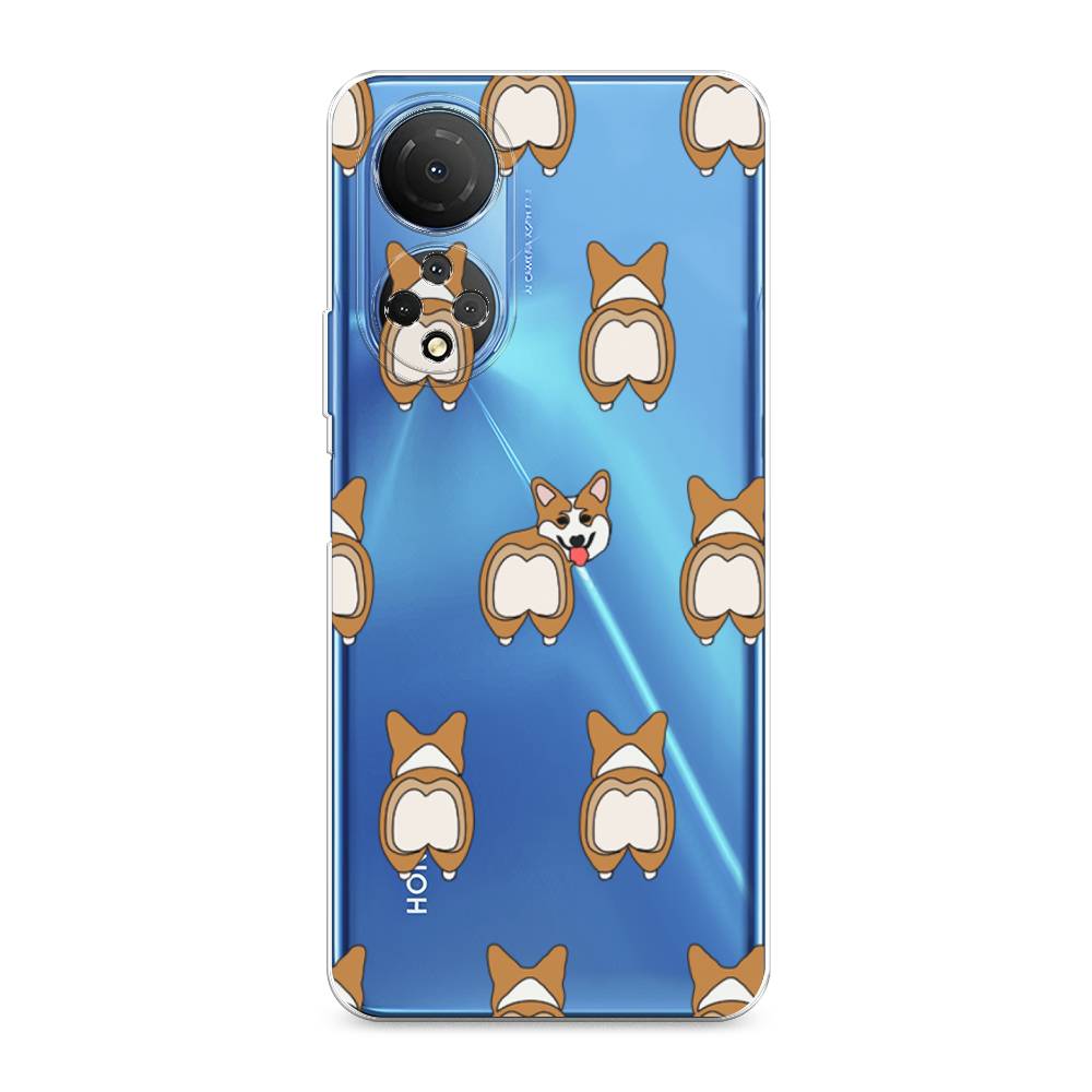 

Чехол Awog на Honor X7 2022 "Милый корги фон", Разноцветный, 6108850-2