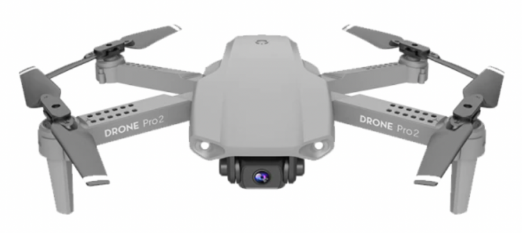 фото Квадрокоптер drone xczj e99 pro2 дрон 1080p, wifi, fpv, серый