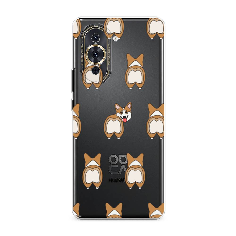 

Чехол Awog на Huawei Nova 10 Pro "Милый корги фон", Разноцветный, 6109050-2