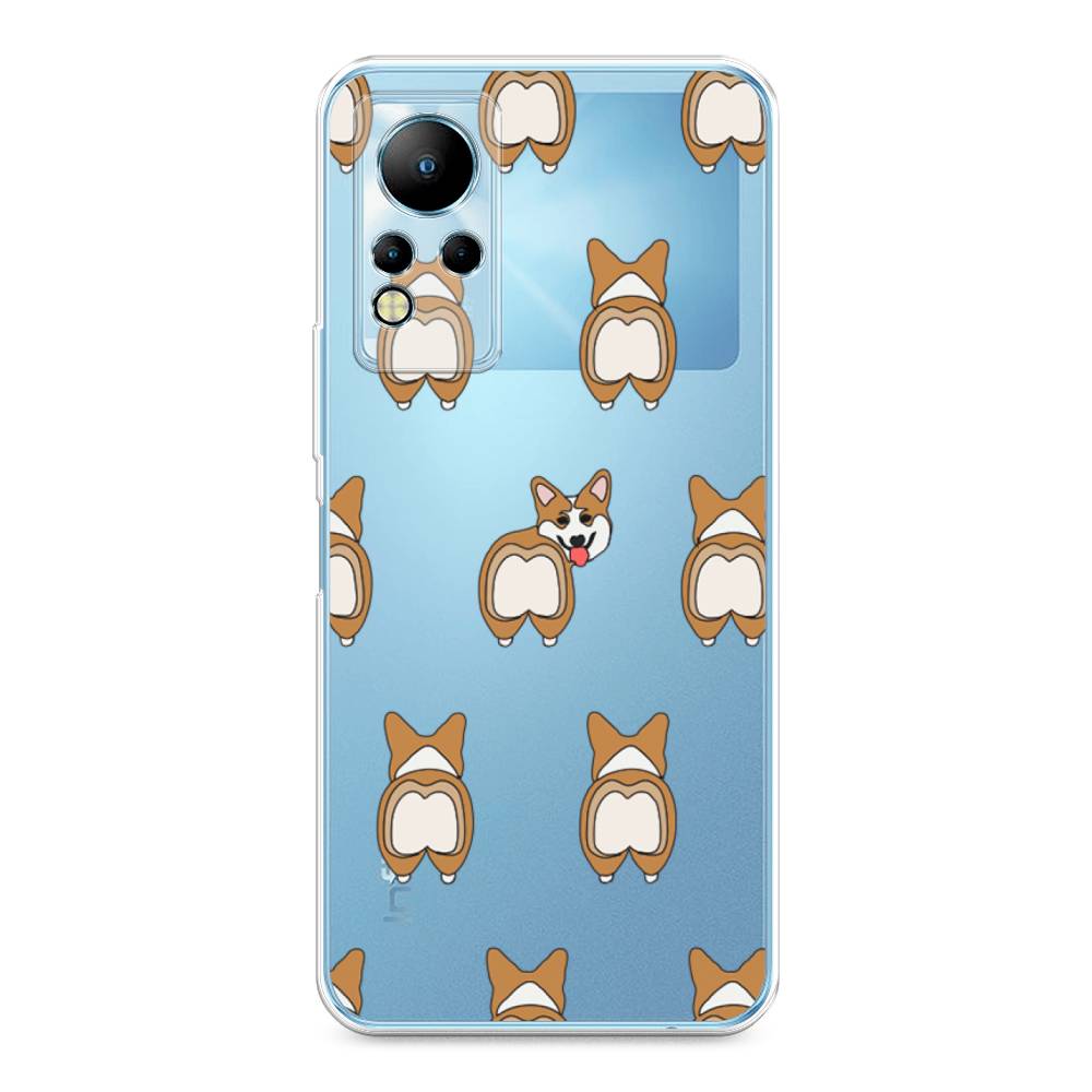 

Чехол Awog на Infinix Note 12 G88 "Милый корги фон", Разноцветный, 3101850-2