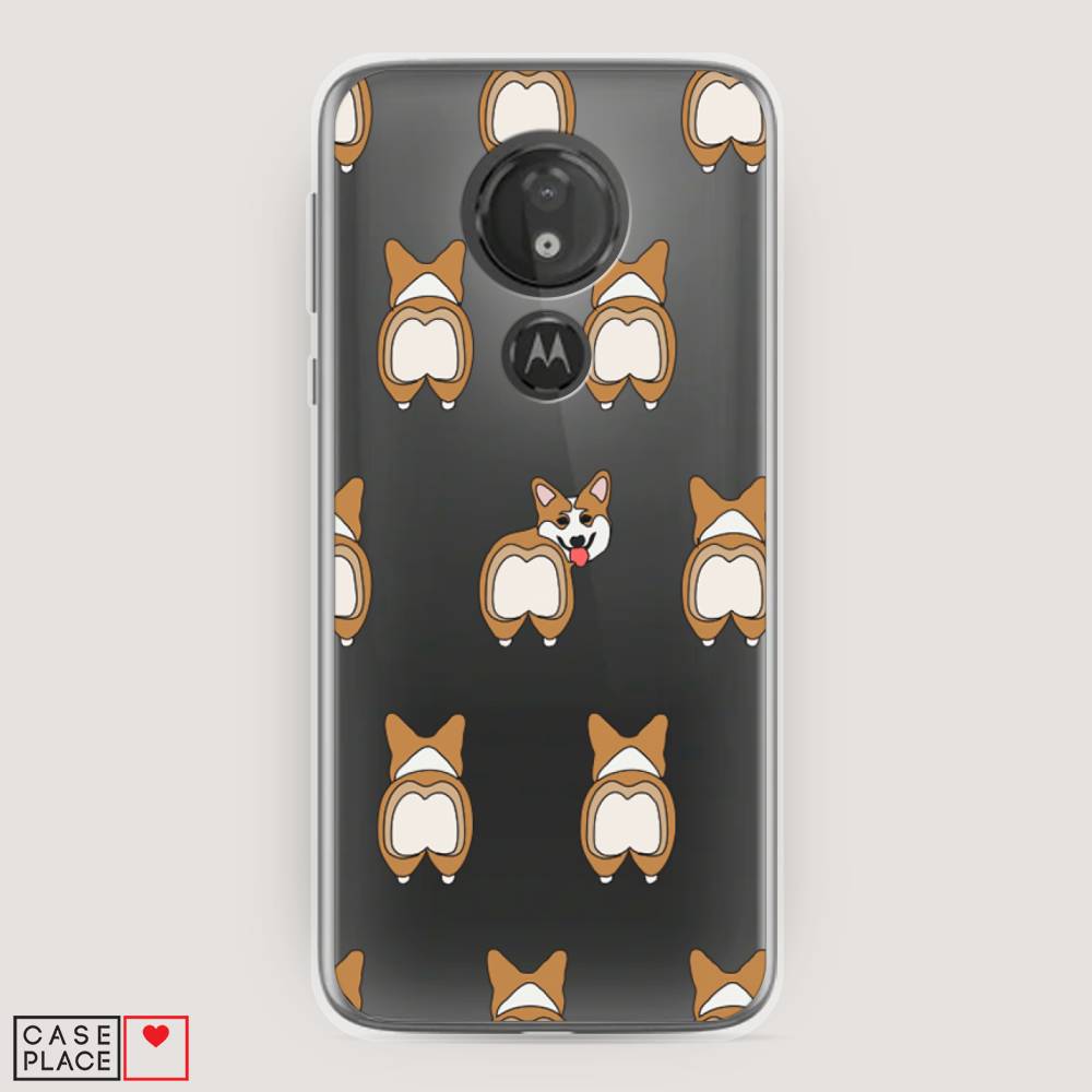 

Чехол Awog на Motorola Moto G7 Power / Моторола Мото G7 Power "Милый корги фон", Разноцветный, 241350-2