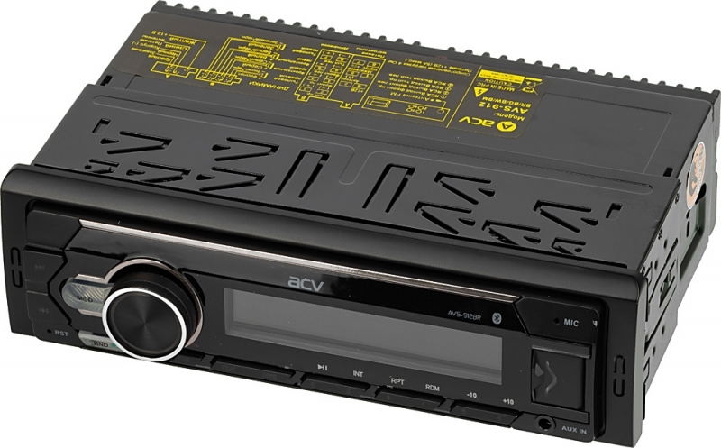 Автомагнитола ACV AVS-912BR 1DIN 4x50Вт черный 280000₽
