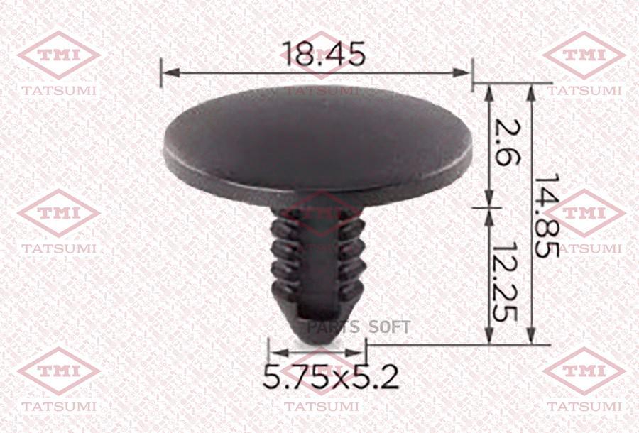 

Клипса автомобильная [уп. 10 шт., цена за 1 шт.] Tatsumi tjb1310