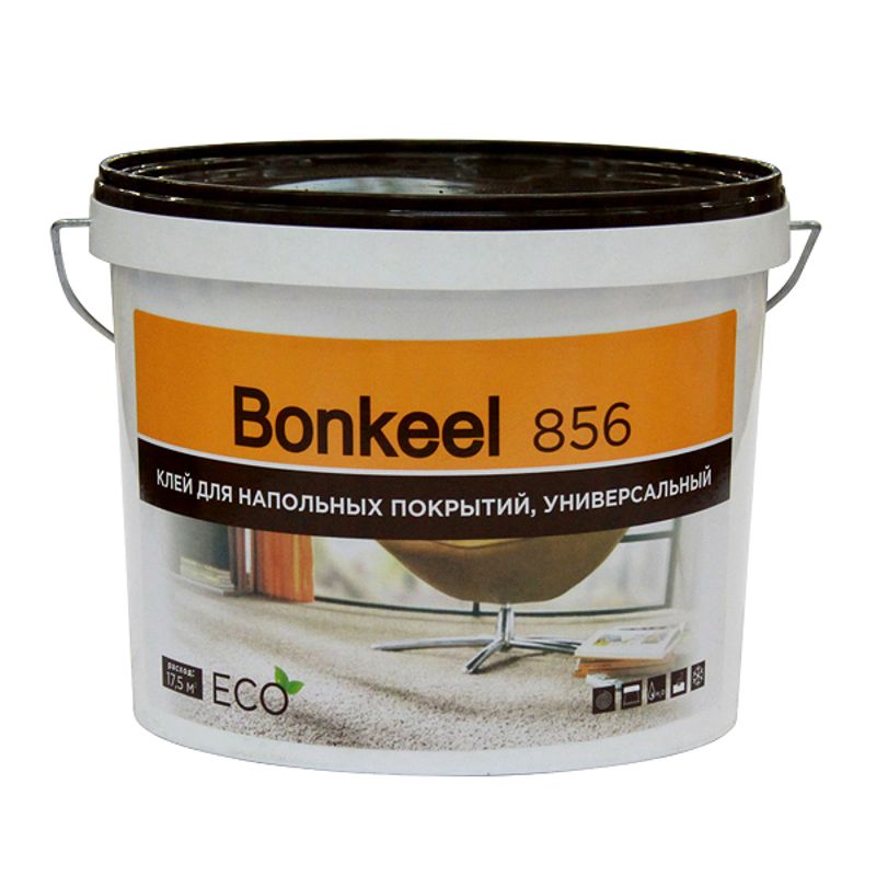 Клей Bonkeel 856 7кг клей для виниловых и ковровых покрытий goldbastik