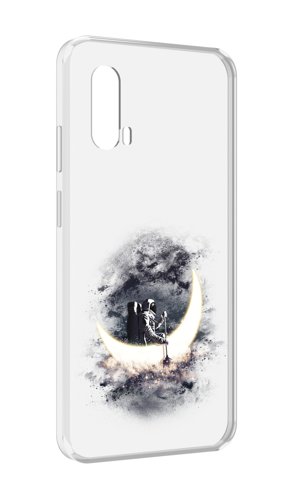 

Чехол MyPads лунный путешественник для Blackview BV7100, Прозрачный, Tocco