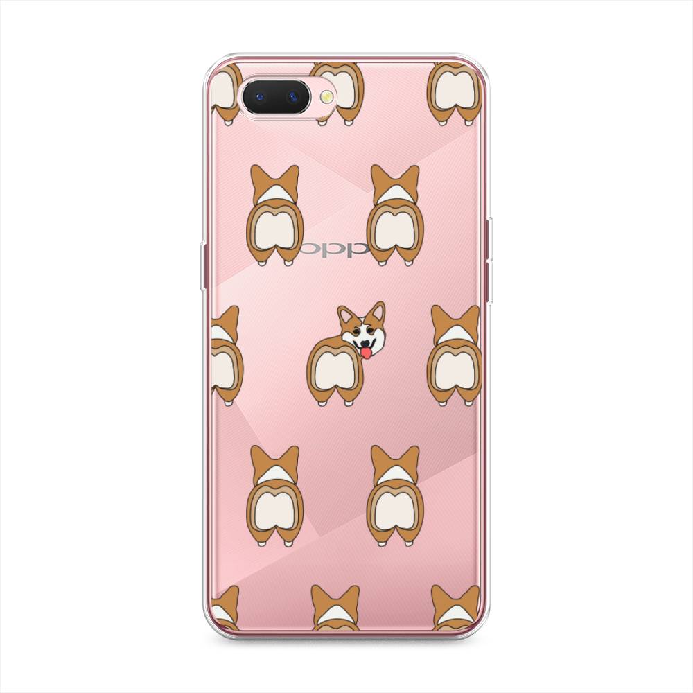 

Чехол Awog на Oppo A3s "Милый корги фон", Разноцветный, 252050-2