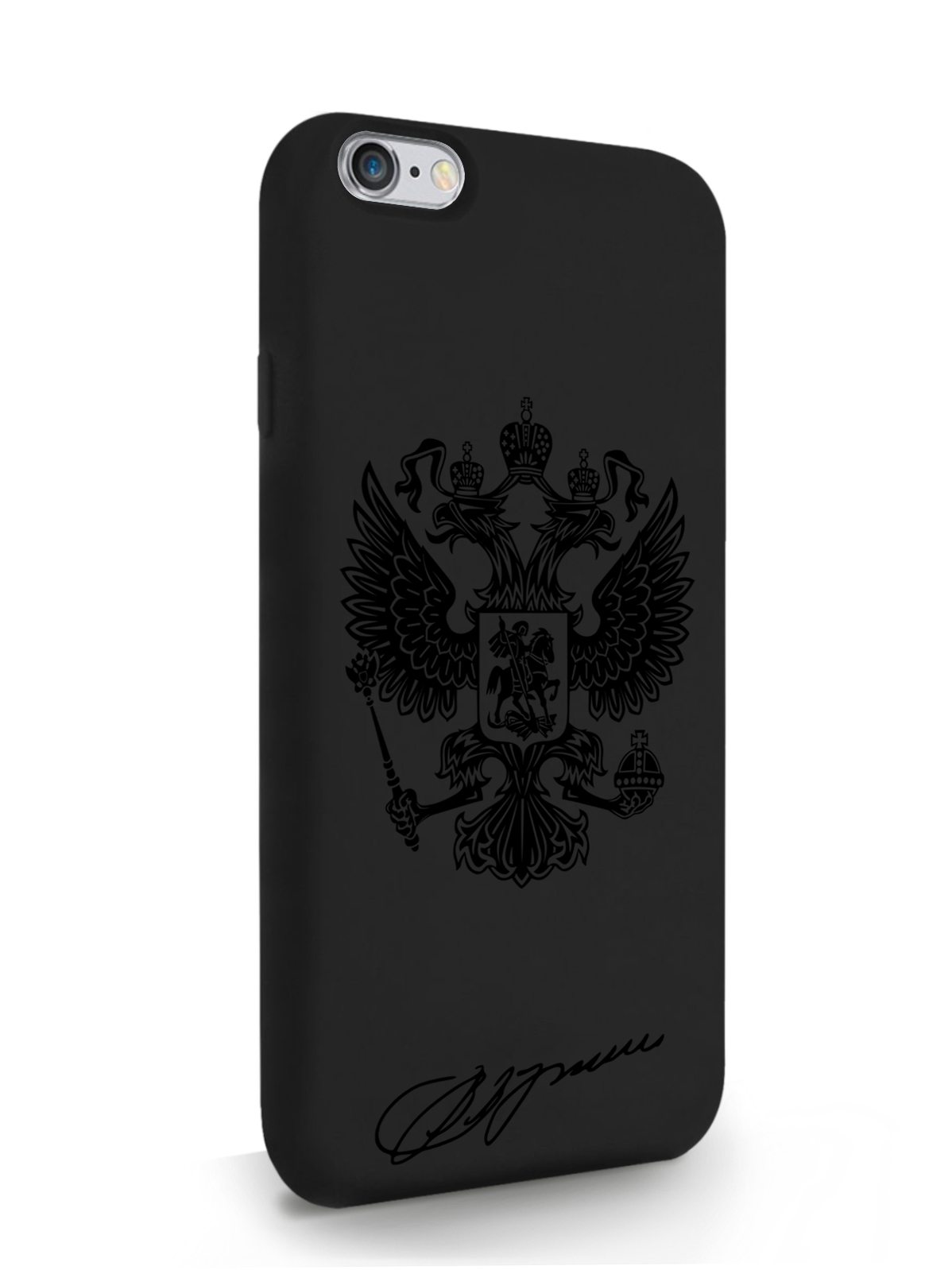 

Чехол MustHaveCase для iPhone 6/6s, черный лаковый Герб, черный, Черный;коричневый