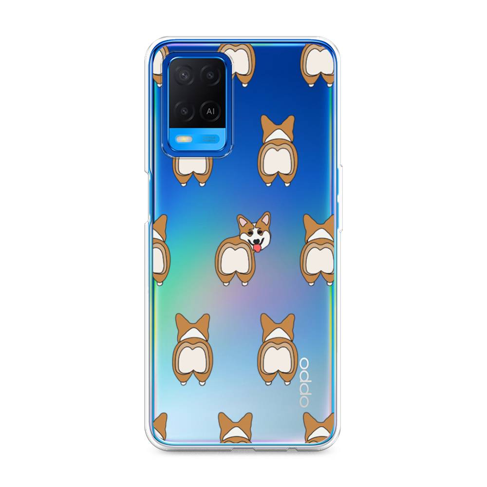 

Чехол Awog на Oppo A54 "Милый корги фон", Разноцветный, 256150-2