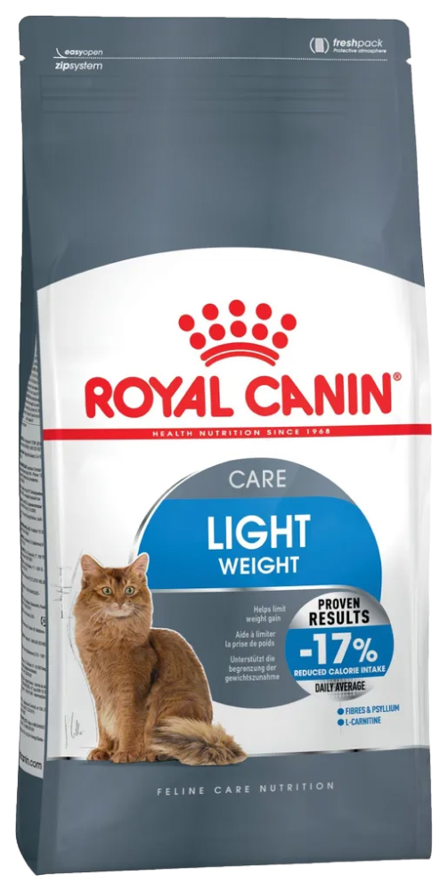Сухой корм для кошек ROYAL CANIN Light 40 низкокалорийный, от 1 года, 3 шт по 0,4 кг