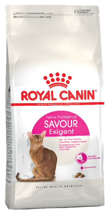 Сухой корм для кошек ROYAL CANIN Savour Sensation для привередливых, 4шт по 0,4кг