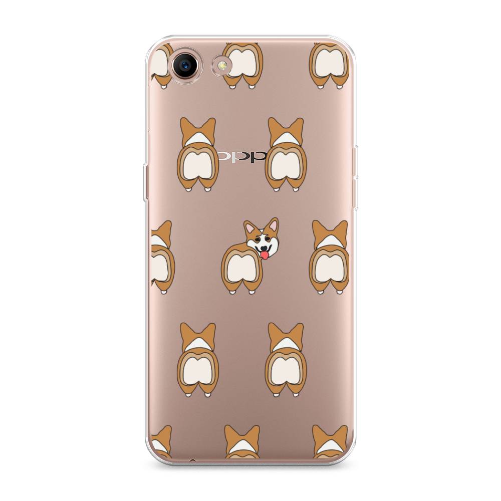 

Чехол Awog на Oppo A83 "Милый корги фон", Разноцветный, 250150-2