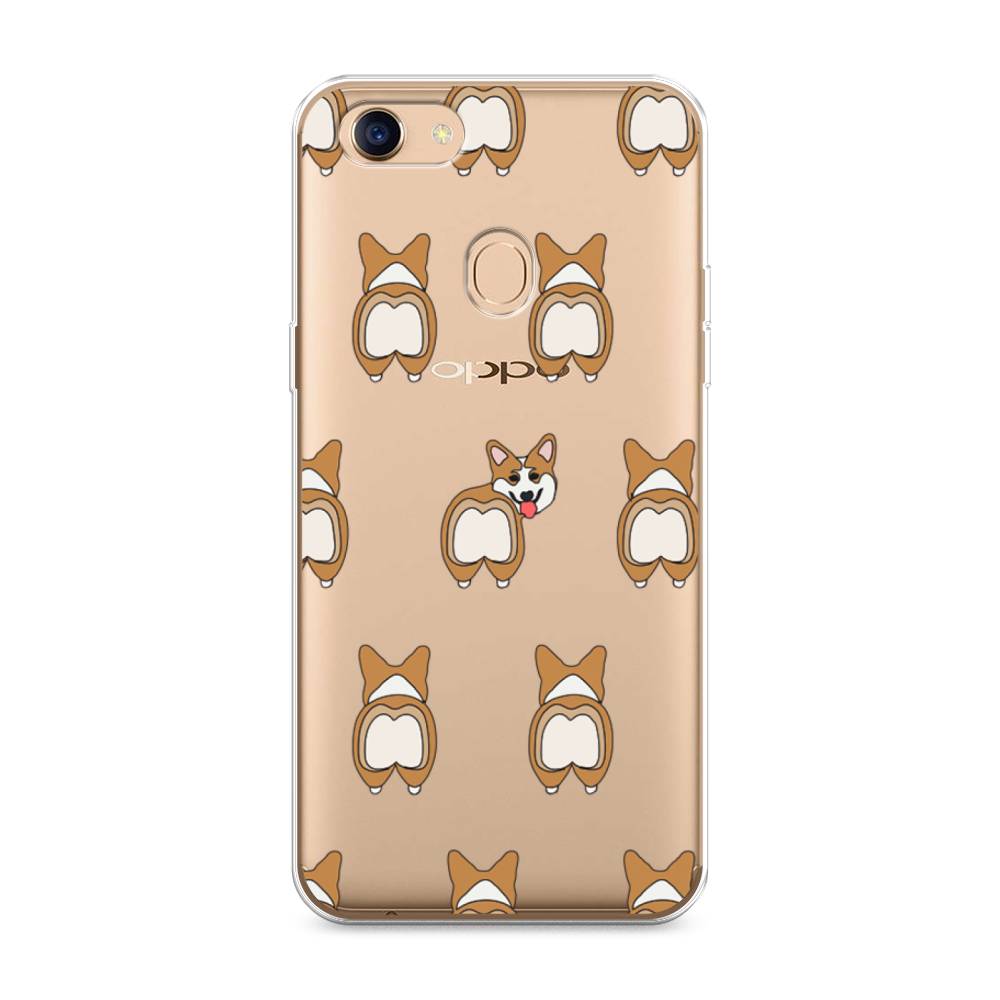 

Чехол Awog на Oppo F5 "Милый корги фон", Разноцветный, 250250-2