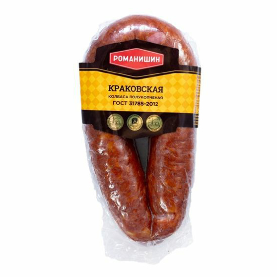 

Колбаса полукопченая Романишин Краковская