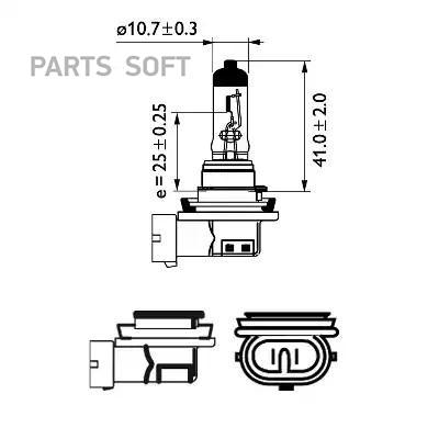 

PHILIPS 12360C1 Лампа H8 12360 12V 35W (Картонная упаковка 1 шт.) () 1шт