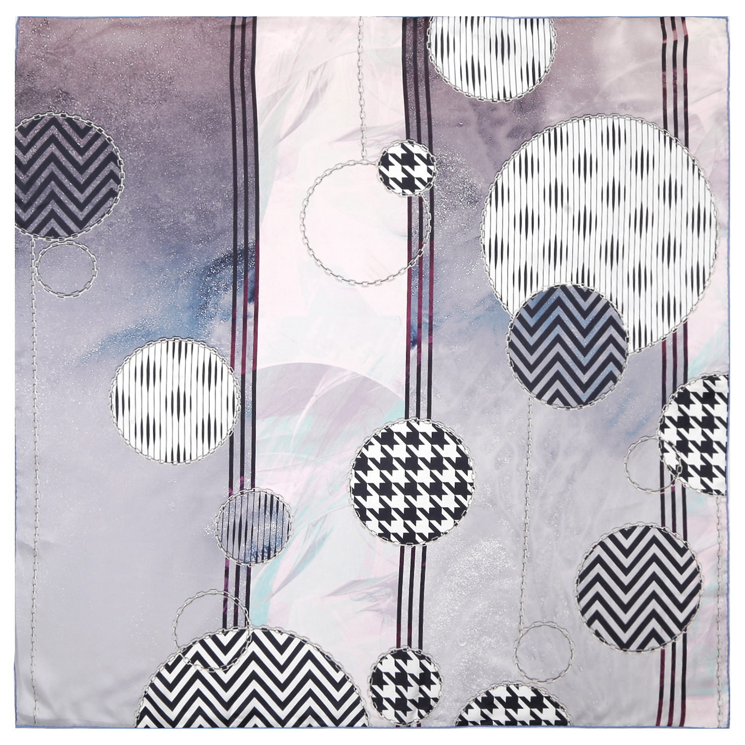 

Шейный платок женский FABRETTI CXSS21008-8, синий, CXSS21008-8