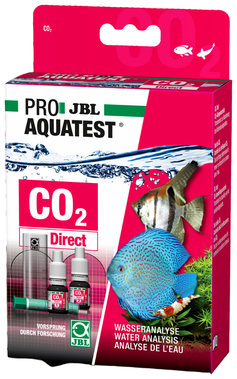 Экспресс-тест JBL ProAquaTest CO2 Direct для определения содержания CO2 в пресной воде