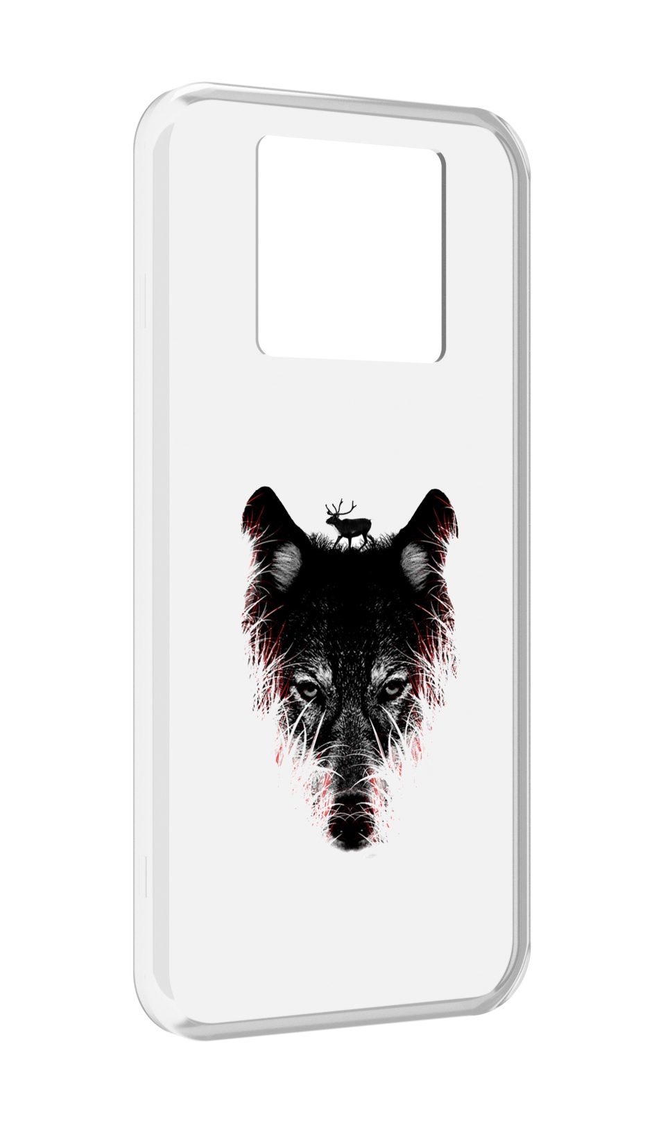 

Чехол MyPads волк в траве для Black Shark 3 5G / Black Shark 3S, Прозрачный, Tocco