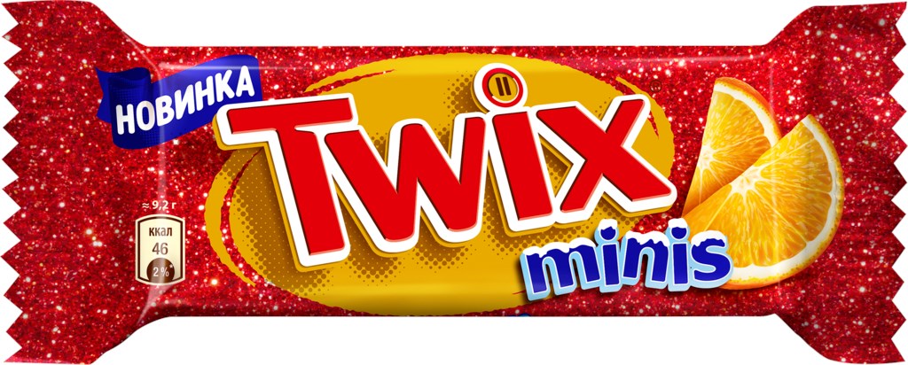 

Конфеты Twix Minis с карамелью со вкусом Апельсина