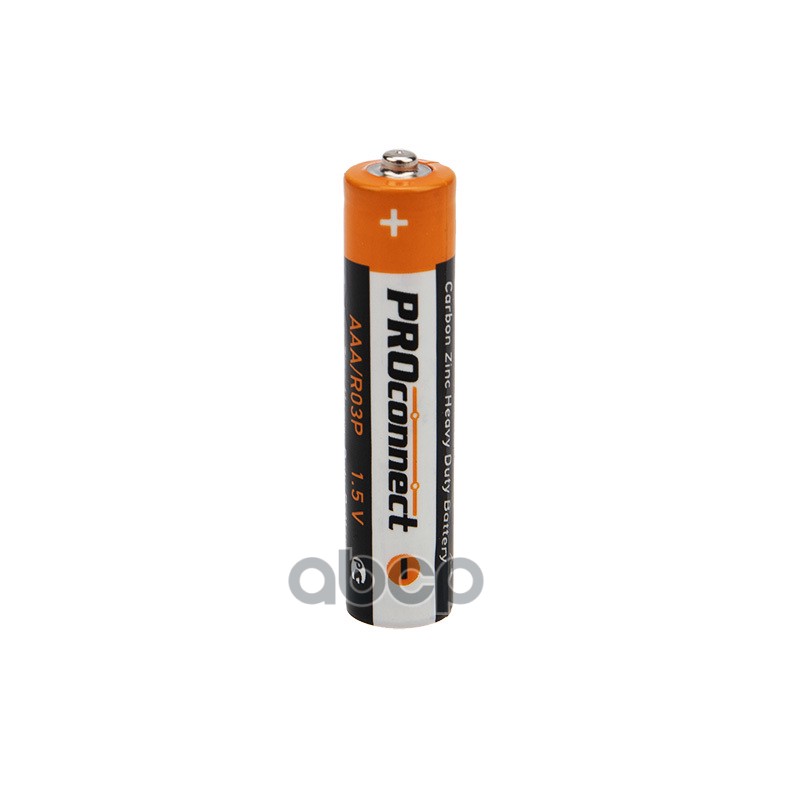 Батарейка Солевая Proconnect R03p Aaa 1,5v Упаковка 4 Шт. 30-0020,Цена За 1шт PROconnect а