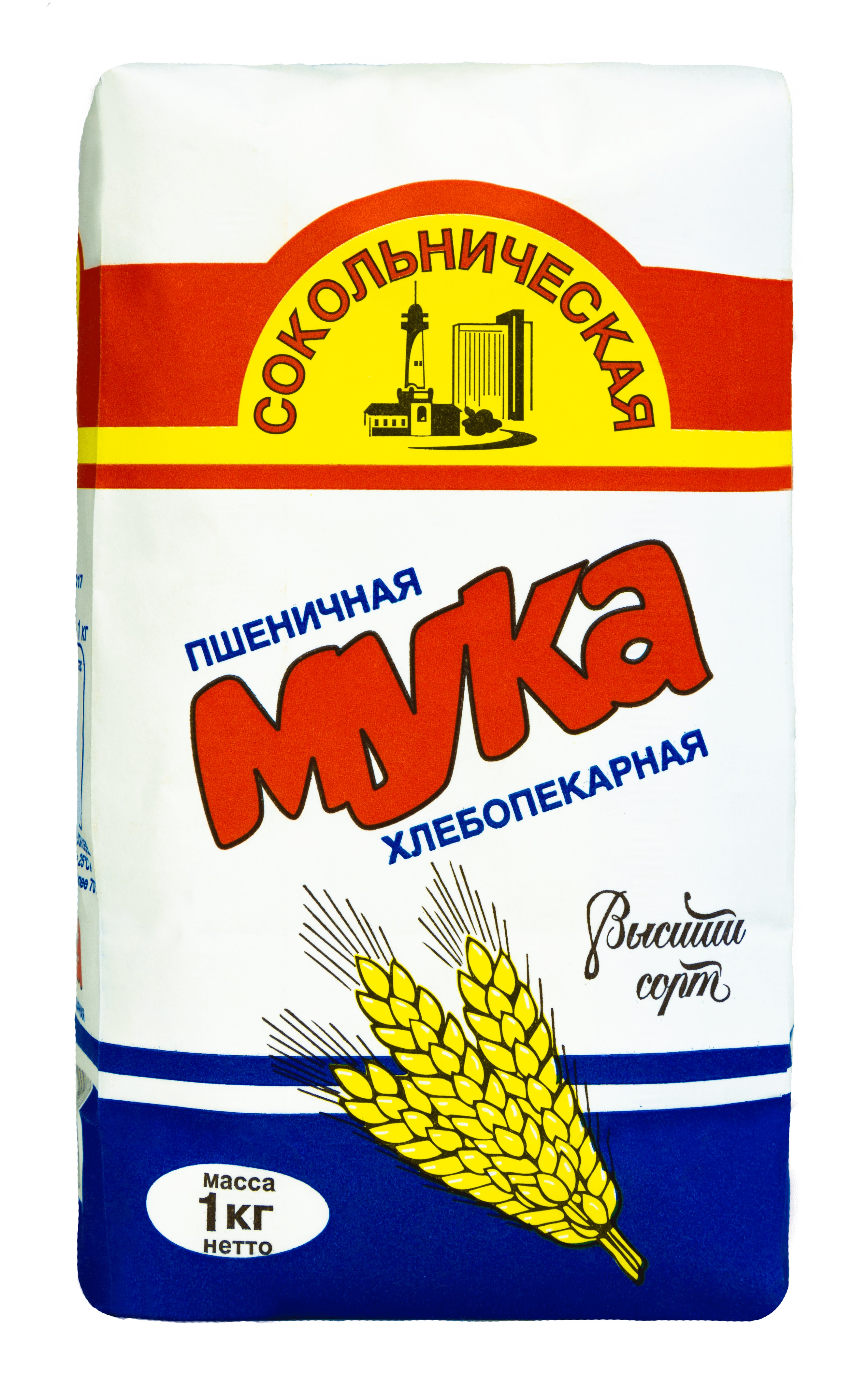 Мука Сокольническая пшеничная 1 кг