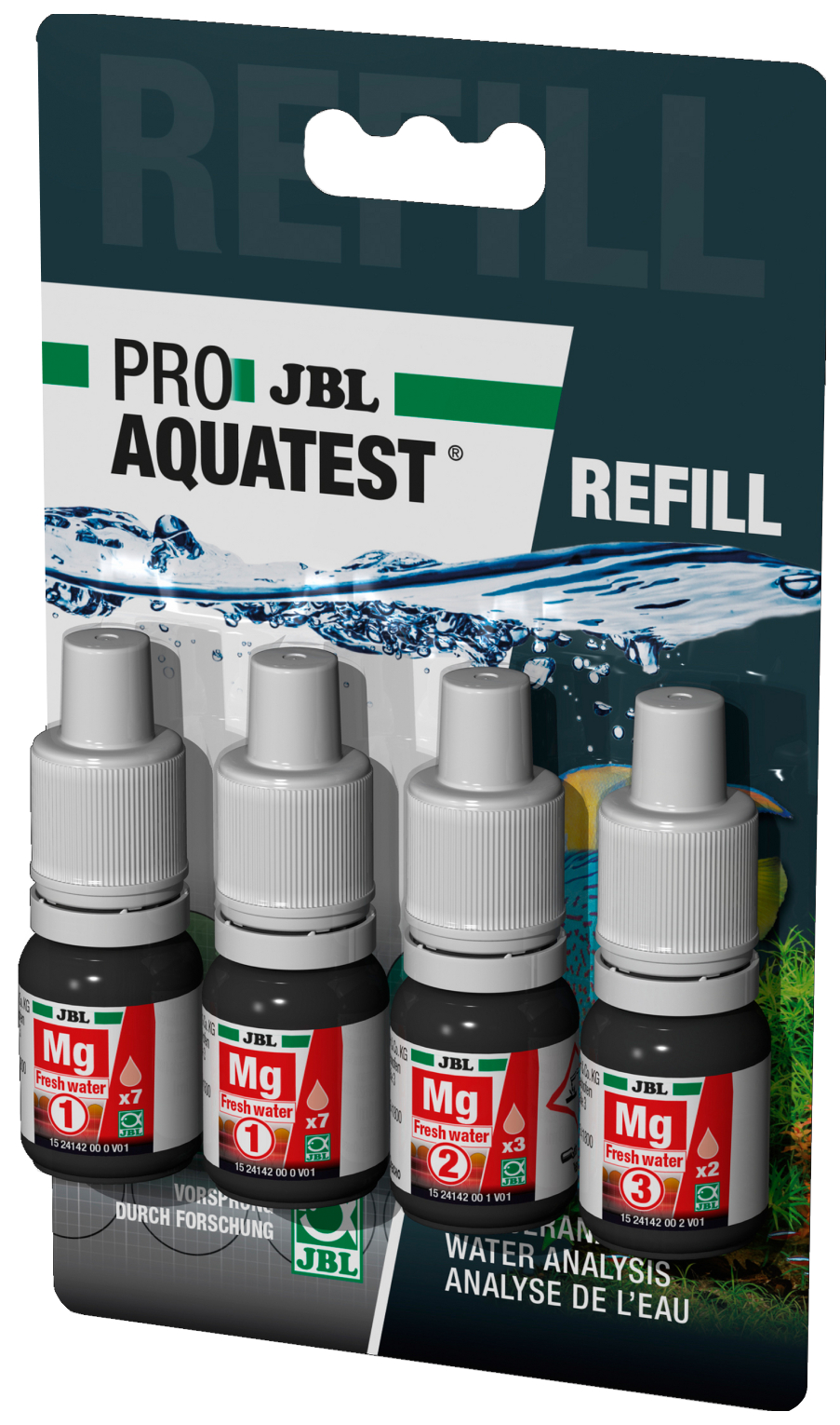 Дополнительные реагенты для экспресс-теста JBL ProAquaTest Mg Freshwater Refill