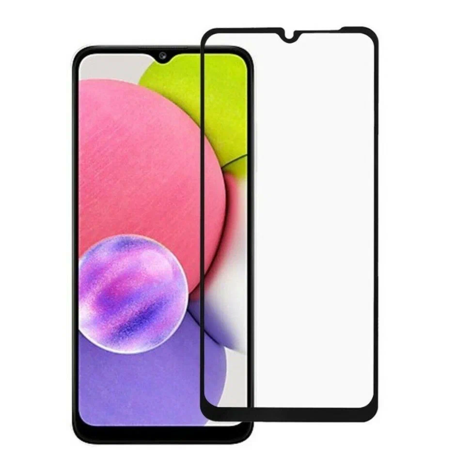

Защитное стекло для Samsung A037F Galaxy A03s полное покрытие, черный (в упаковке)