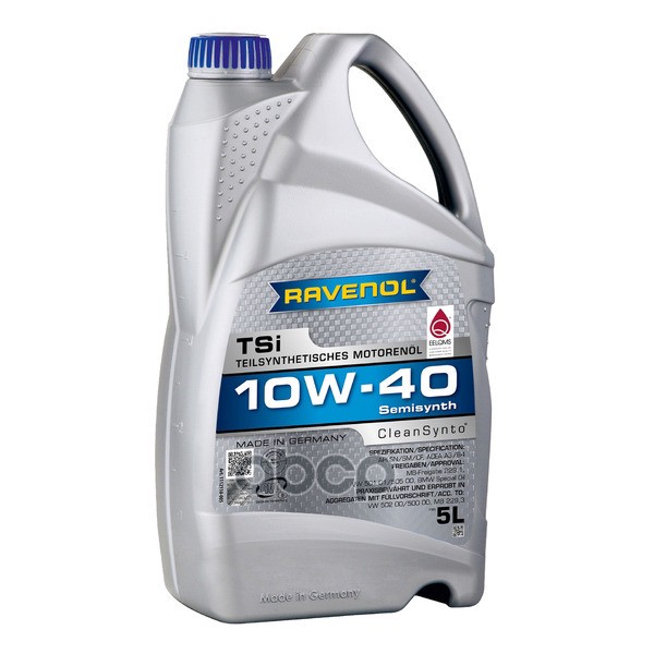 фото Масло моторное ravenol tsi 10w-40 полусинтетическое 5 л 4014835724150 ravenol арт. 4014835