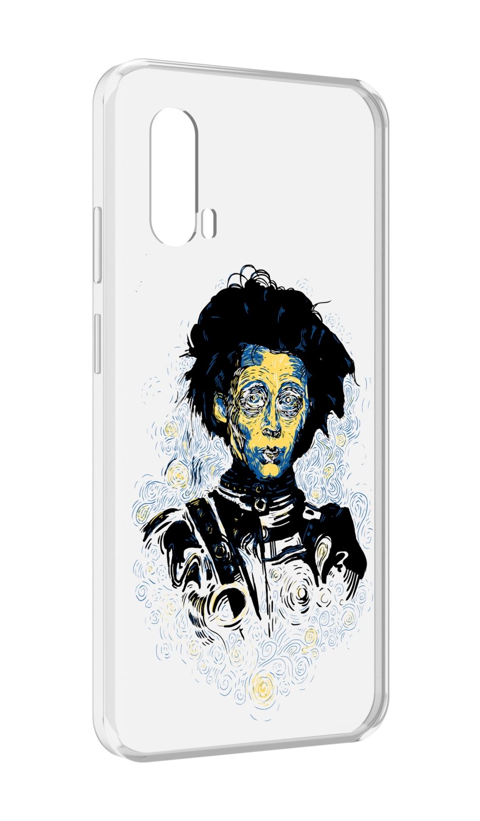 

Чехол MyPads парень черно-белый абстракция для Blackview BV7100, Прозрачный, Tocco