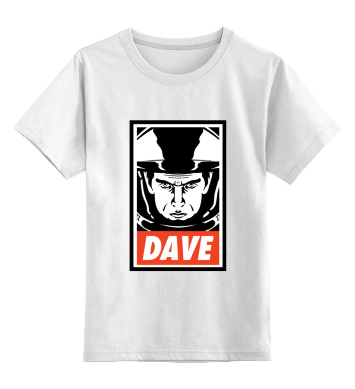 

Футболка детская Printio Dave (2001: a space odyssey) цв. белый р. 164, Dave (2001: a space odyssey)