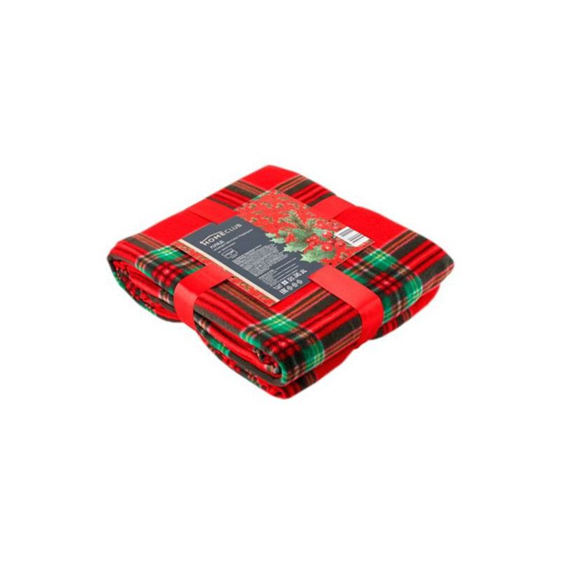 

Плед Homeclub Royal Christmas 175x200 см полиэстер коралловый