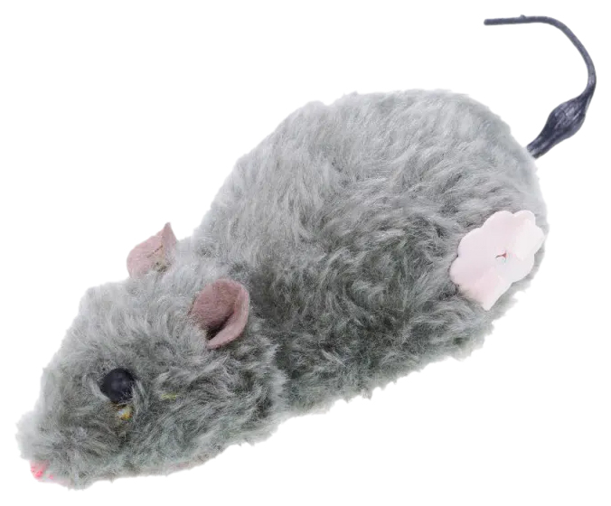Игрушка для кошек Чистый котик Мышь заводная 11 см