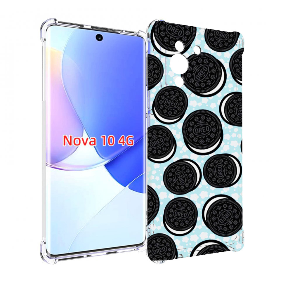 

Чехол MyPads орео печеньки для Huawei Nova 10, Прозрачный, Tocco