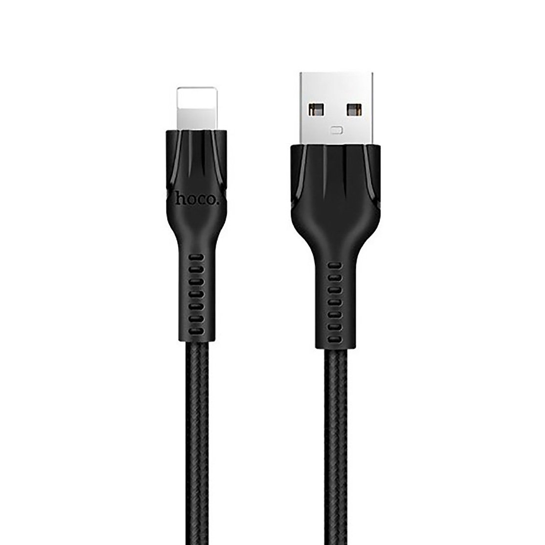 фото Дата-кабель usb универсальный lightning hoco u31 (черный) basemarket