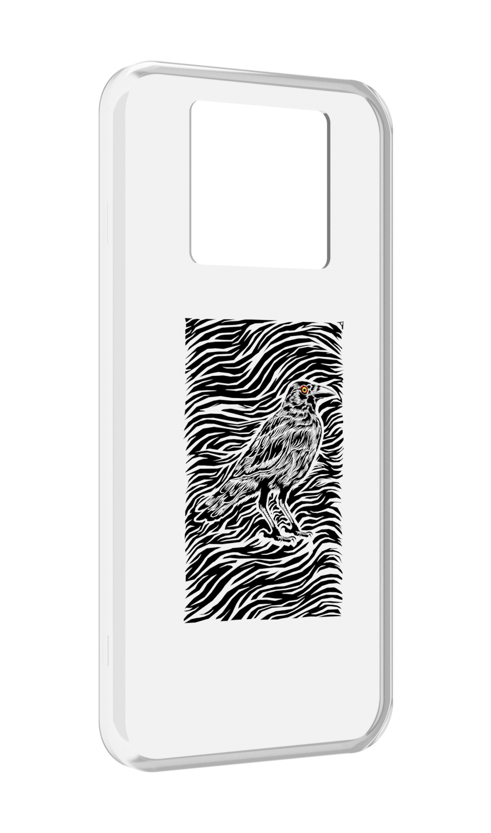 

Чехол MyPads ворон в абстракции для Black Shark 3 5G / Black Shark 3S, Прозрачный, Tocco