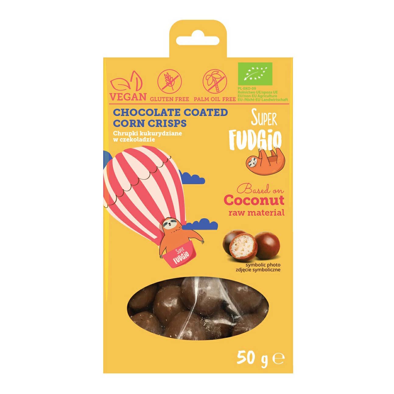 Кукурузные чипсы в шоколаде Super Fudgio 50 г