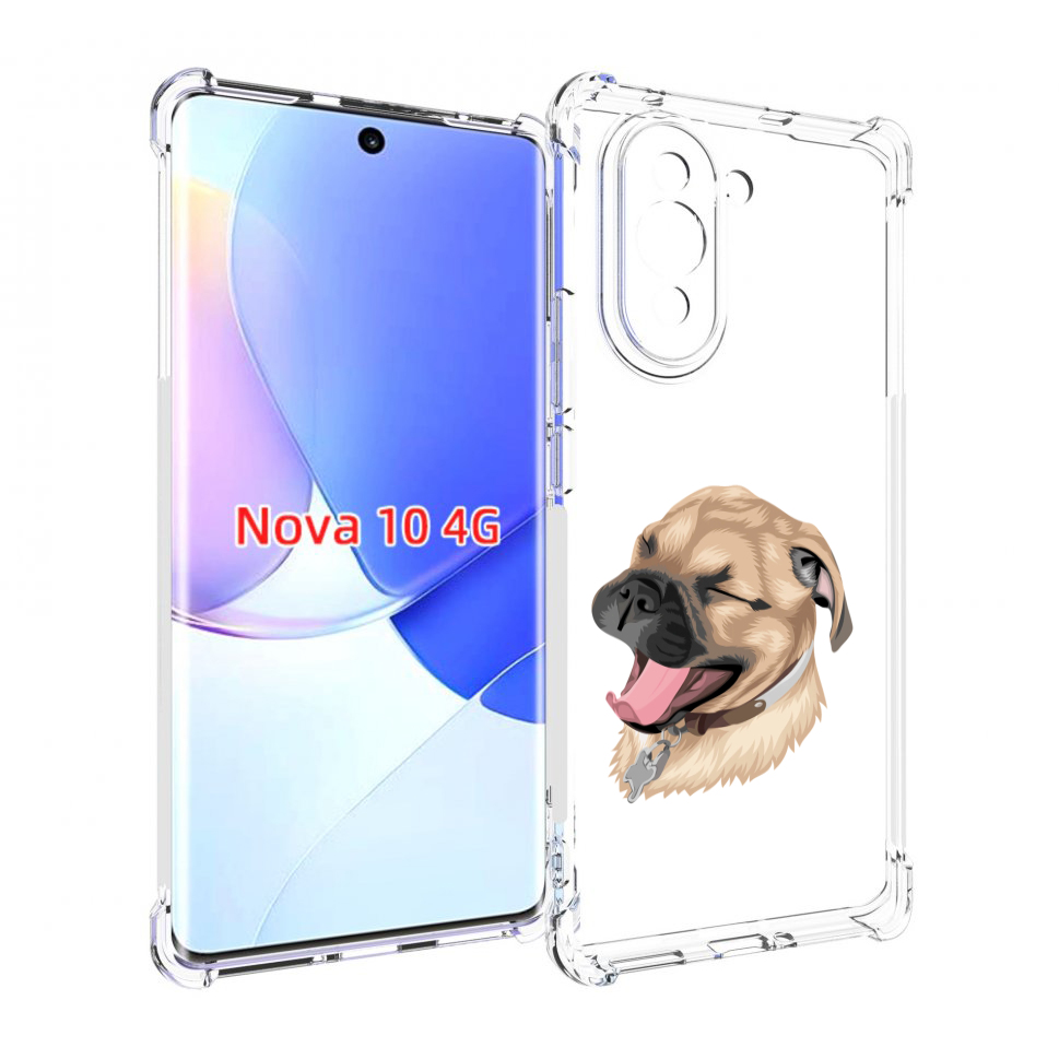 

Чехол MyPads очень-довольная-собака для Huawei Nova 10, Прозрачный, Tocco