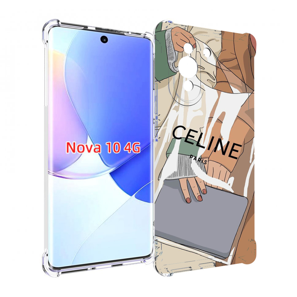 

Чехол MyPads пакет-келин-париж женский для Huawei Nova 10, Прозрачный, Tocco