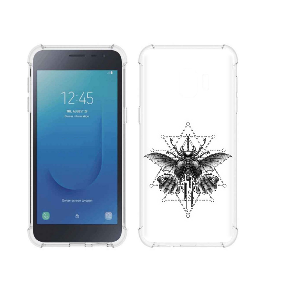 Чехол MyPads Tocco для Samsung Galaxy J2 Core скарабей (PT124748.583.601)