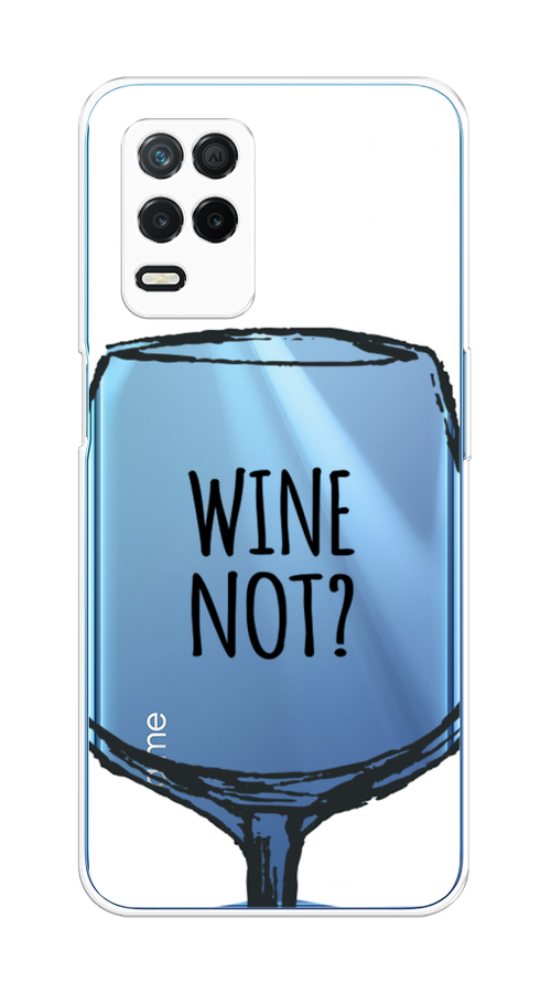 

Чехол на Realme 8 5G/Narzo 30 5G "Wine not white", Белый, 257150-6