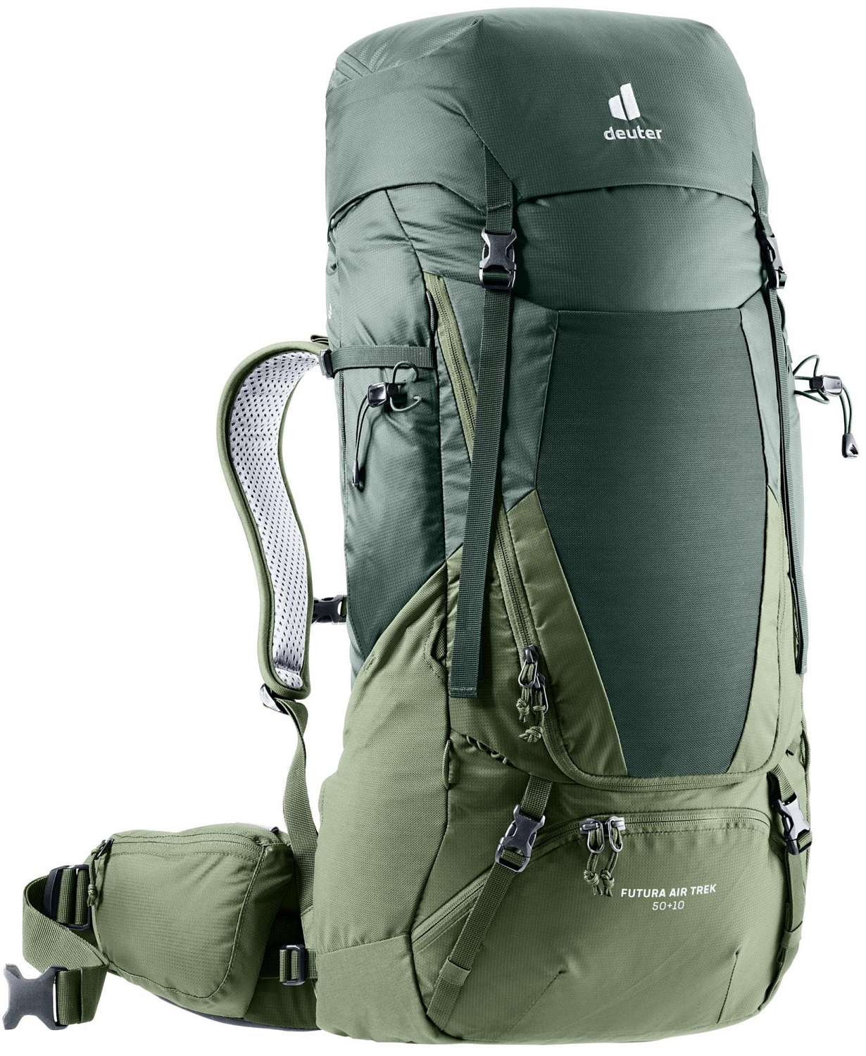 фото Рюкзак deuter futura air trek 50+10 ivy-khaki (2021)