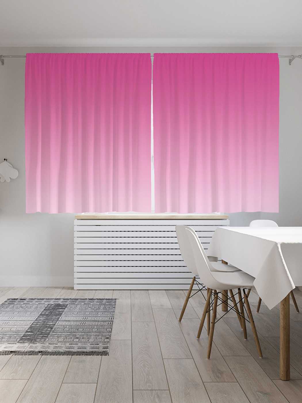 фото Шторы joyarty с фотопечатью "вкус малины" из сатена, 290х180 см