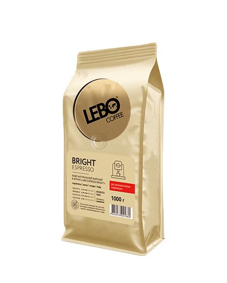 

Кофе в зернах Lebo espresso craft bright, арабика, 1 кг