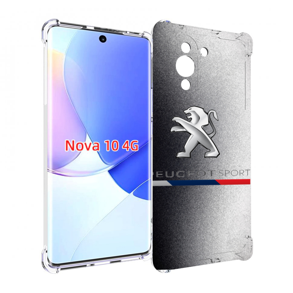 

Чехол MyPads пежо-peugeot-1 для Huawei Nova 10, Прозрачный, Tocco